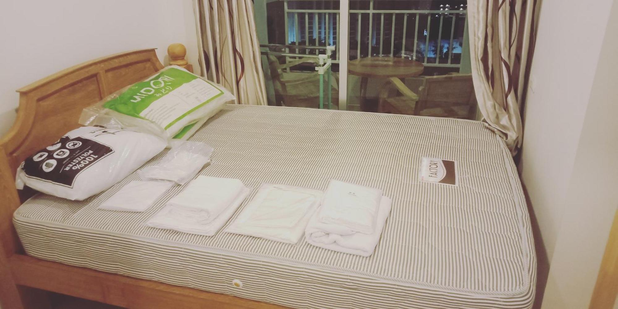 2 ห้องนอน 2 ห้องน้ำ Seaview Jomtien ชั้น18 Lägenhet Exteriör bild